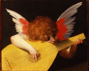 Rosso Fiorentino: Angiolino musicante o Putto che suona